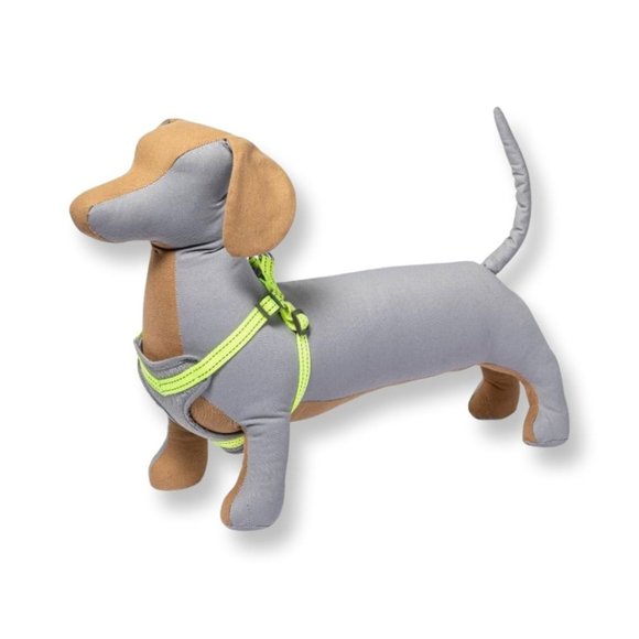 Boots & Barkley Other - Standard Mesh Comfort Dog Harness - Grey/Neon - S - Boots & Barkley.